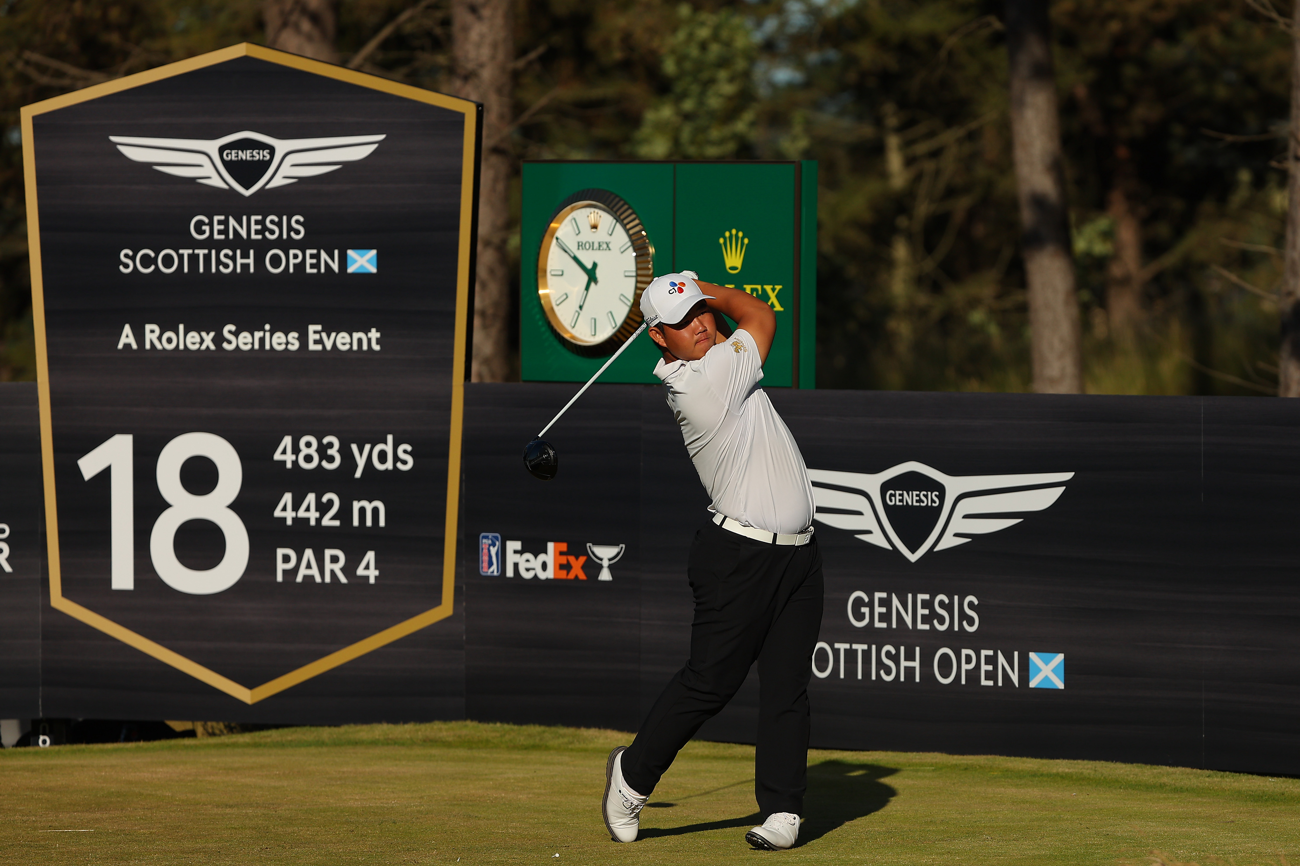 Koreas Kim enjoys best finish on PGA TOUR with third place at Genesis Scottish Open Air Golf Japan