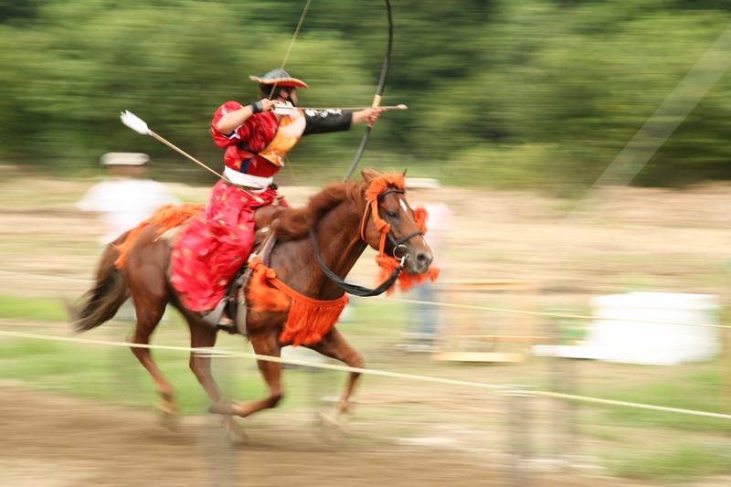 Horseback archery in Miyazaki